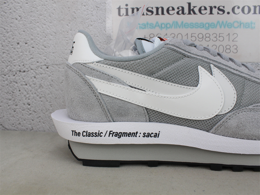 Fragment x Sacai x Nike LDWaffle Light Smoke Grey DH2684 001